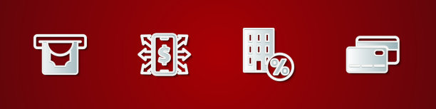 ATM机货币美元手机房屋设计图片下载