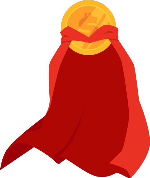 金元硬币在超级英雄红丝披风图片下载