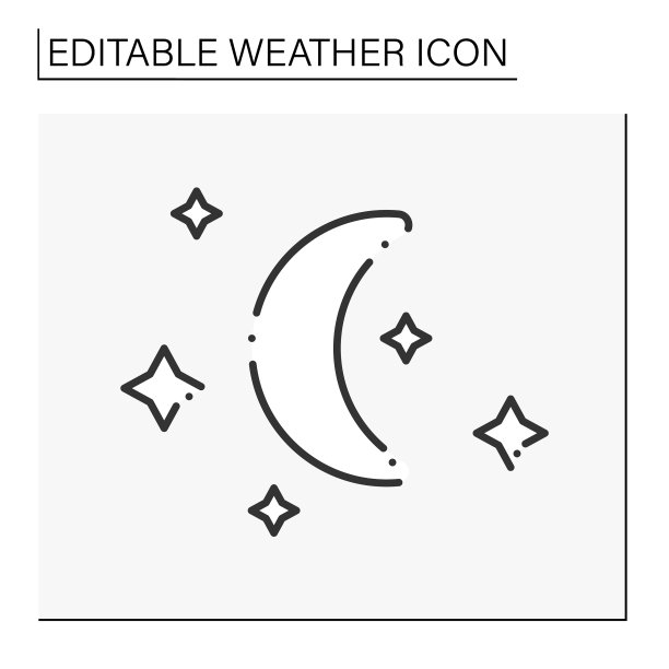 晚上一行图标图片下载