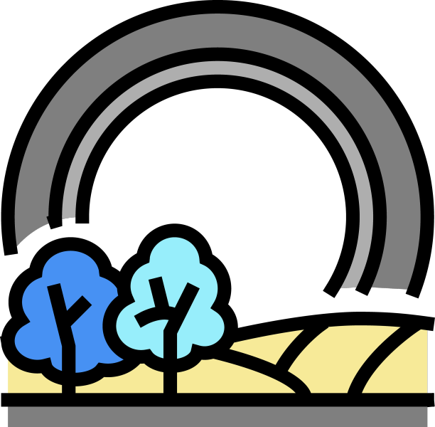 旅游轮胎彩色图标图片下载