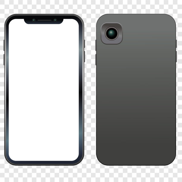 透明底座上的现实智能手机图片下载