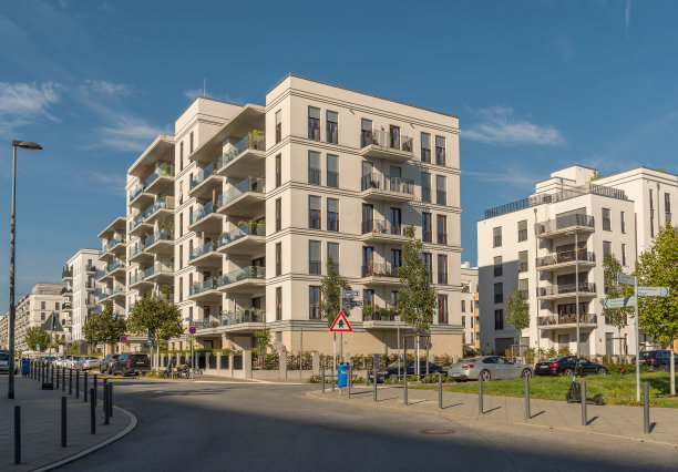 新住宅和商业区Europaviertel的公寓图片下载