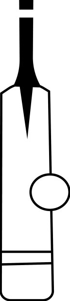 轮廓蟋蟀图标孤立的黑色简单图片下载