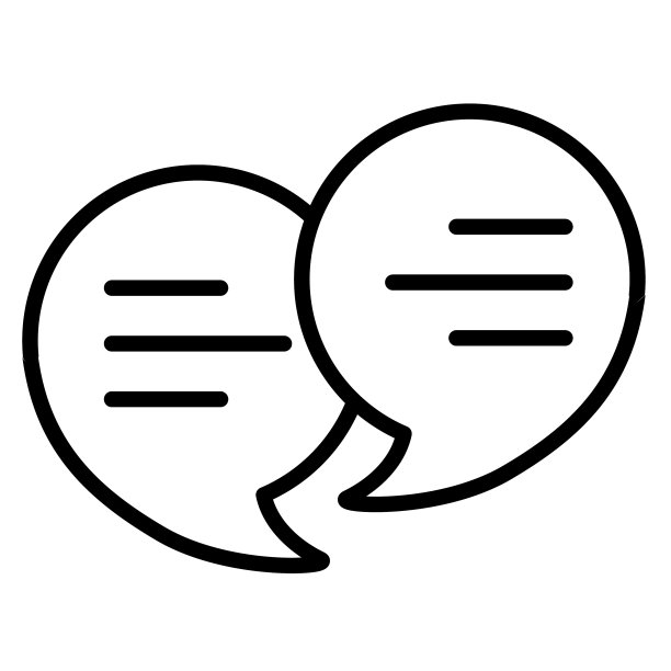 对话聊天通信独立图标图片下载