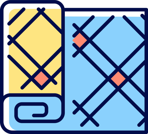 枫叶格子图案RGB颜色图标图片下载