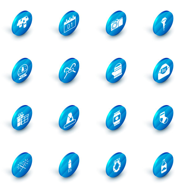 设置日历照片相机麦克风圣诞节图片下载