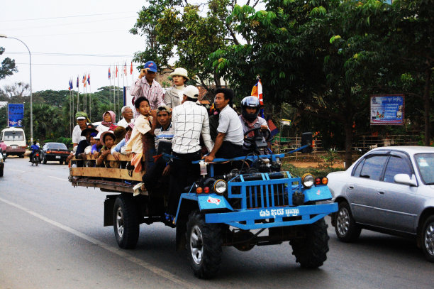柬埔寨暹粒吴哥窟当地人的生活和生活方式图片下载
