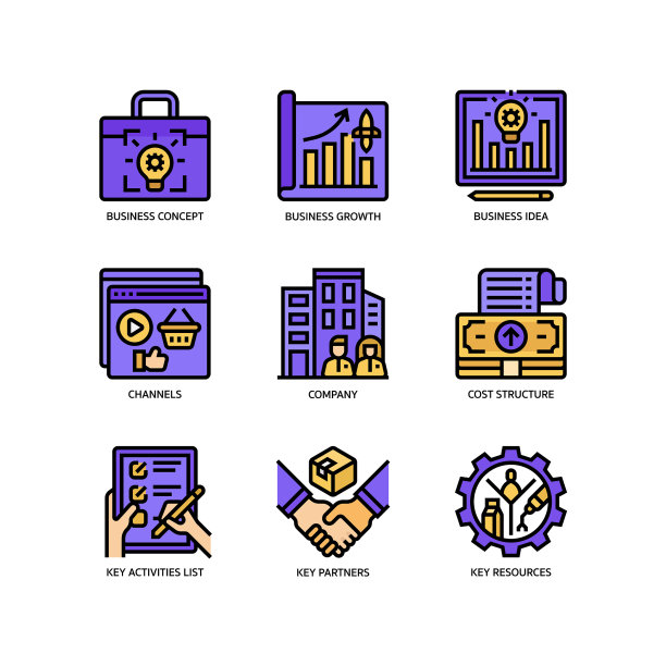 业务模型画布图标设置图片下载