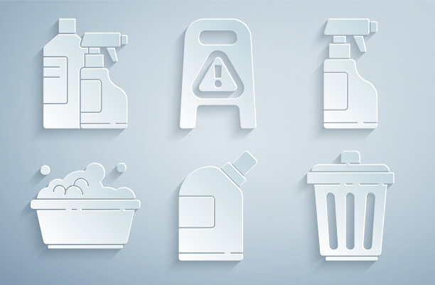 设置清洗剂喷雾瓶图片下载