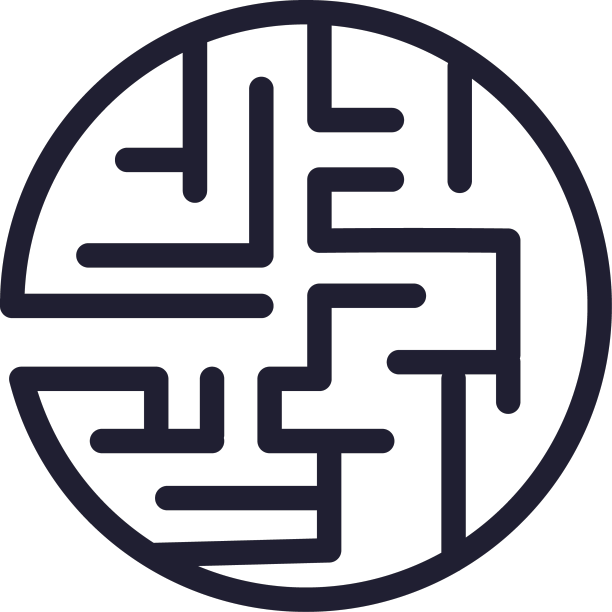 迷宫圆形图标图片下载