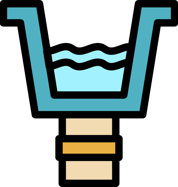 天台沟图标颜色轮廓图片下载