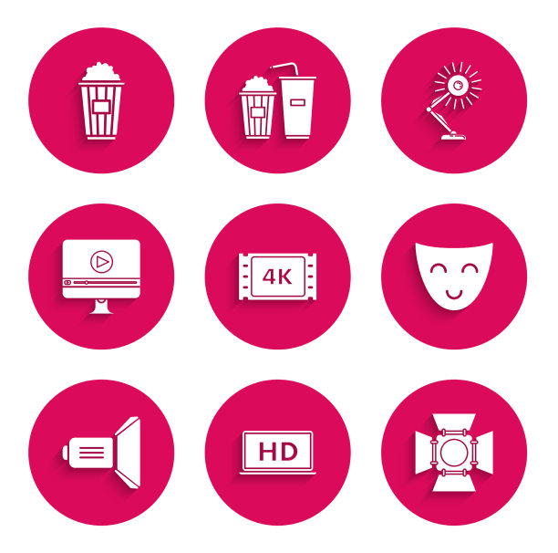 设置4k电影磁带框笔记本电脑屏幕与hd图片下载