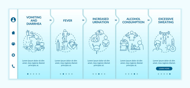 脱水会导致蓝色渐变图片下载