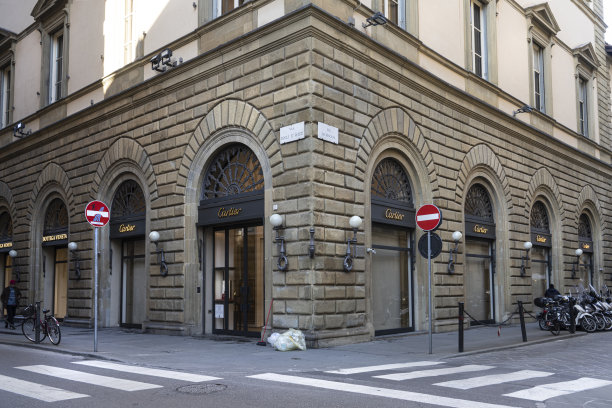 意大利佛罗伦萨的卡地亚品牌店图片下载