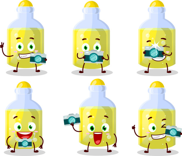 摄影师专业用黄色表情符号图片下载