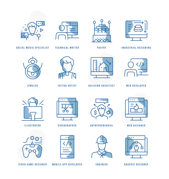 创造性的职业图标图片下载