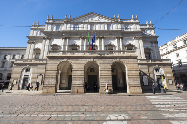 意大利米兰的斯卡拉剧院。图片下载