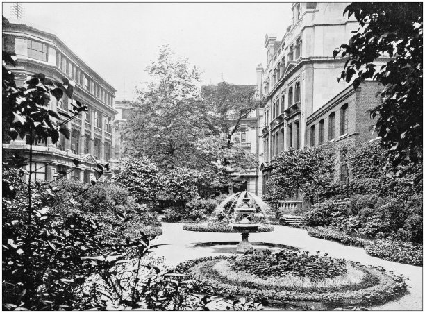 伦敦的古董照片:德雷柏大厅图片下载