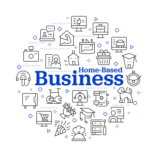 以家庭为基础的业务概念。矢量设计与图标和关键字。图片下载