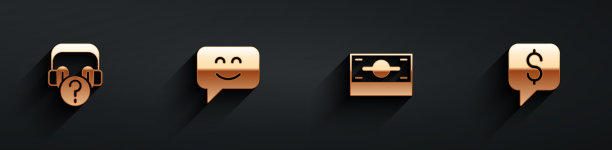 设置带有问题微笑表情堆栈的耳机图片下载