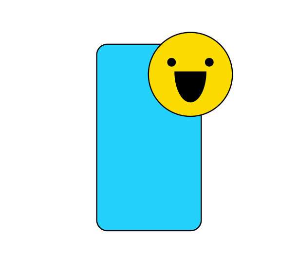 智能手机上的表情符号颜色图片下载