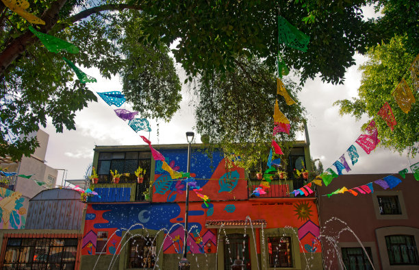 普埃布拉市的历史中心图片下载