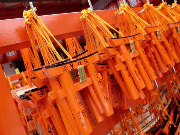 日本关西地区京都的伏见稻利神社图片下载