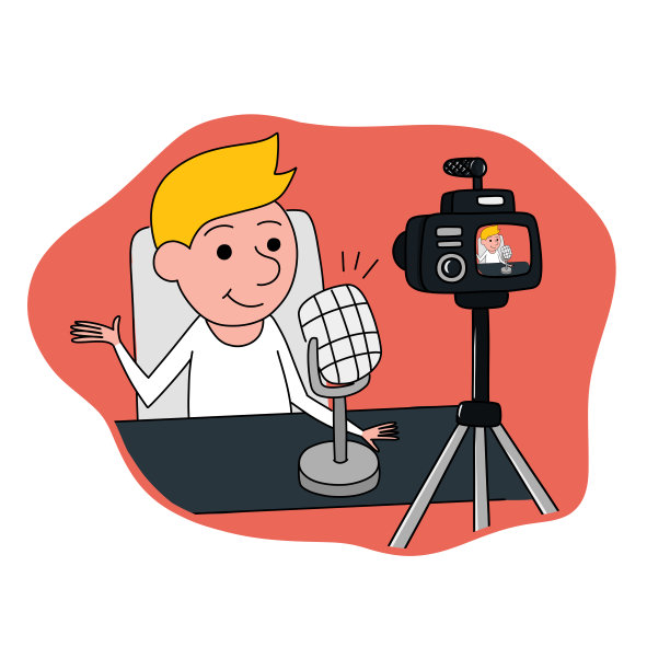 视频博客的概念图片下载