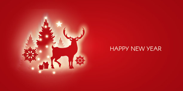 圣诞快乐，新年幸福图片下载