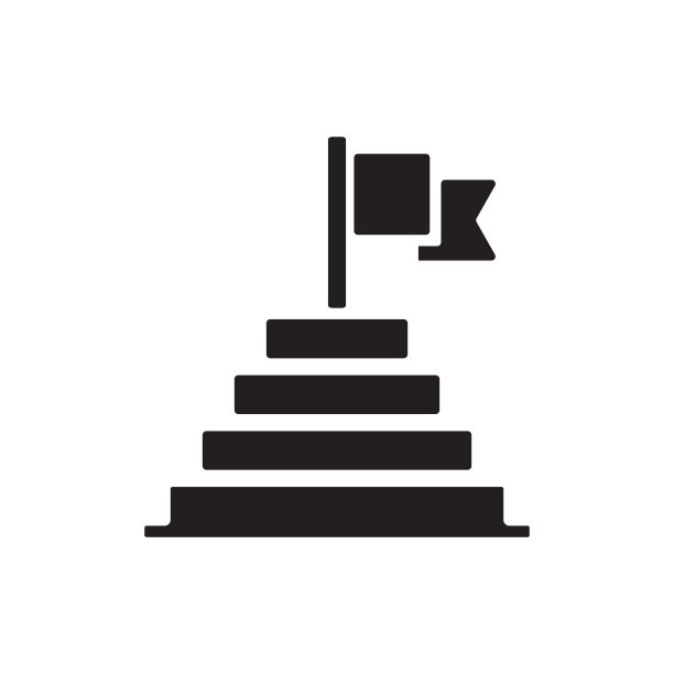 职业目标图标，矢量符号插图。图片下载