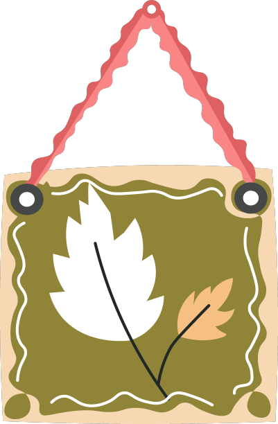 植物标本馆图片与干树叶墙壁装饰图片下载