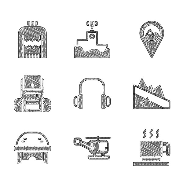 设置冬季耳机救援直升机热图片下载