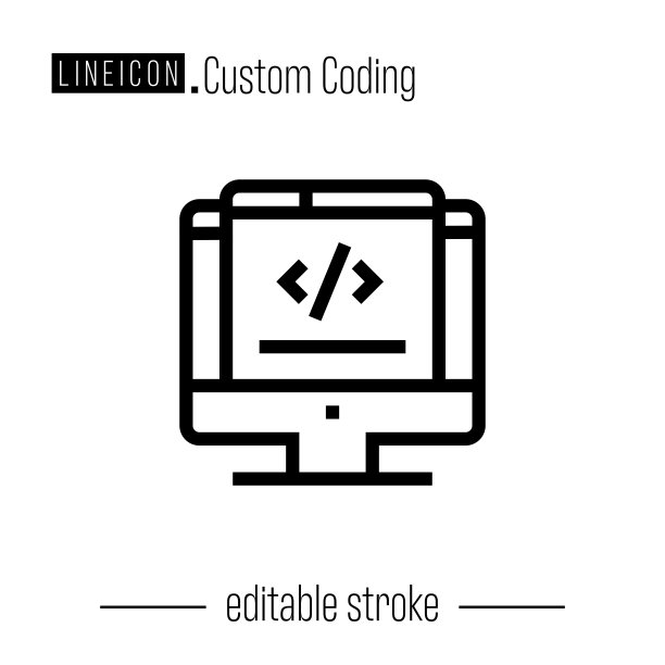 自定义编码行图标图片下载