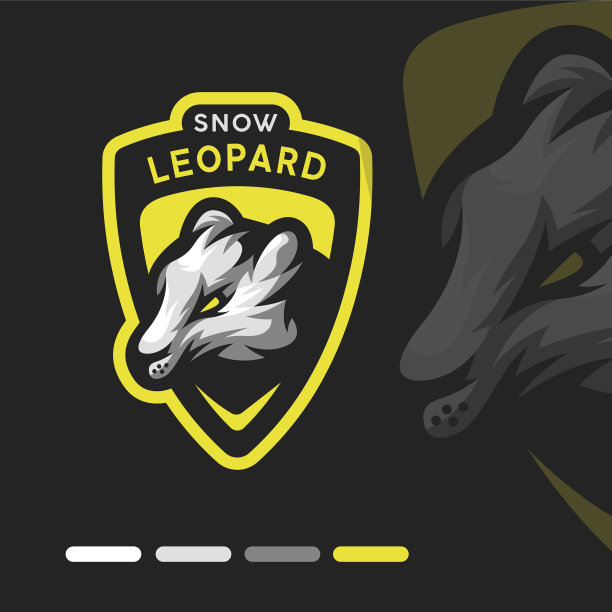 雪豹的吉祥物图片下载