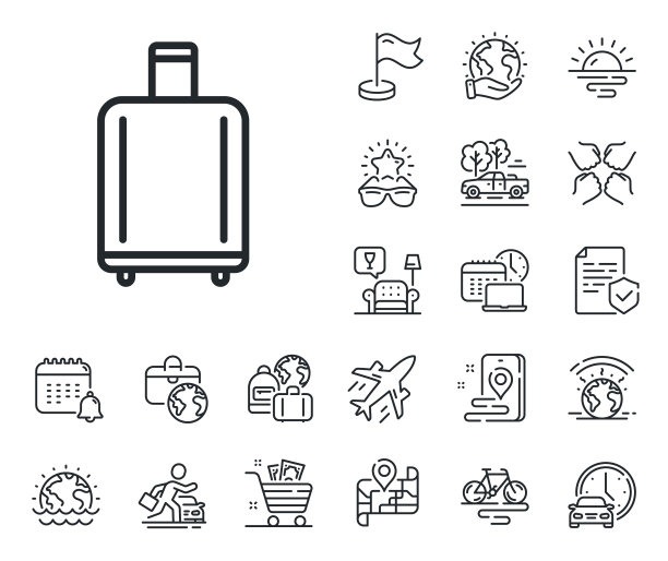 机场行李提取线图标飞机图片下载