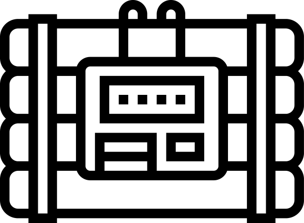 危险炸弹线性图标图片下载