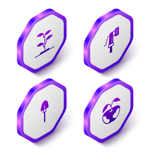 设置等距发芽花园软管铲和图片下载