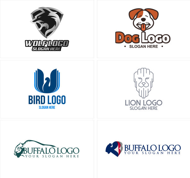 狼、狗、鸟、狮子和水牛等野生动物图片下载