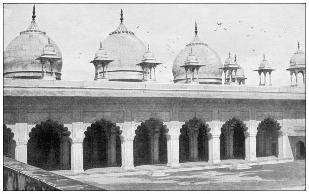 印度的古董旅行照片:珍珠清真寺图片下载