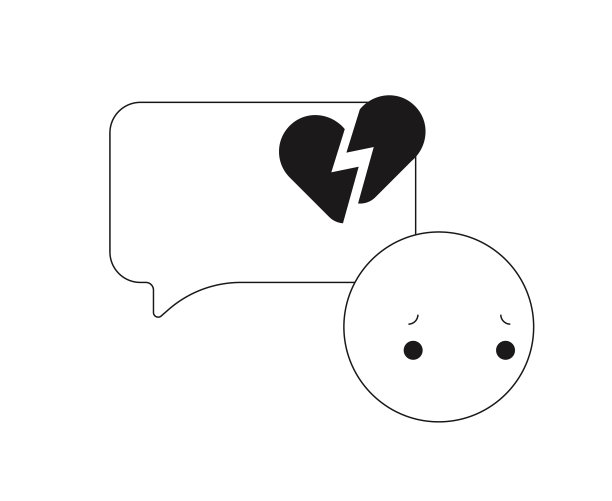 心形的语音泡泡和表情符号图片下载