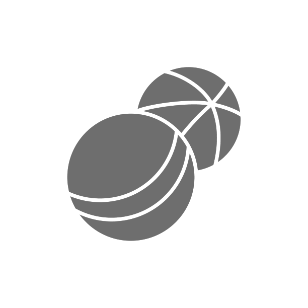 玩具球灰色图标孤立在白色背景图片下载