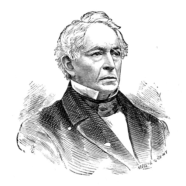 过去著名作家的肖像:爱德华·埃弗雷特图片下载