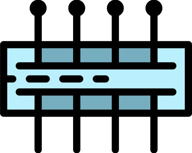 一套缝纫别针图标颜色轮廓图片下载