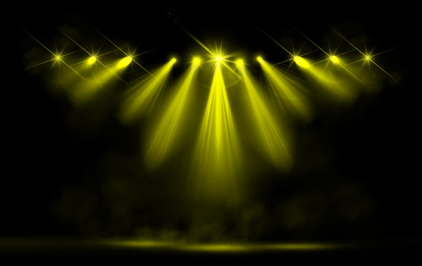 工作室背景与现实的讲台聚光灯图片下载