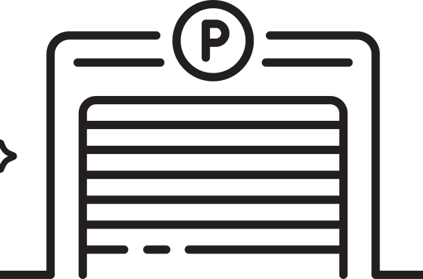 停车场线图标汽车停车场标志图片下载