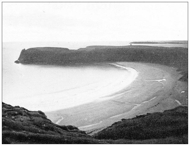 爱尔兰的古董旅行照片:海岸图片下载