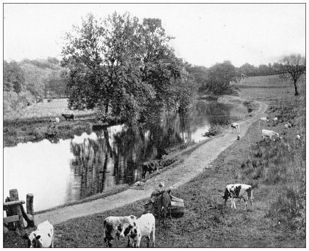 古老的旅行照片的爱尔兰:乡村图片下载