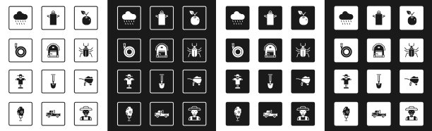 套苹果农场房子花园软管云用图片下载