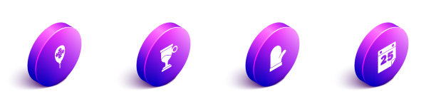 在等距气球上放上雪花热葡萄酒图片下载