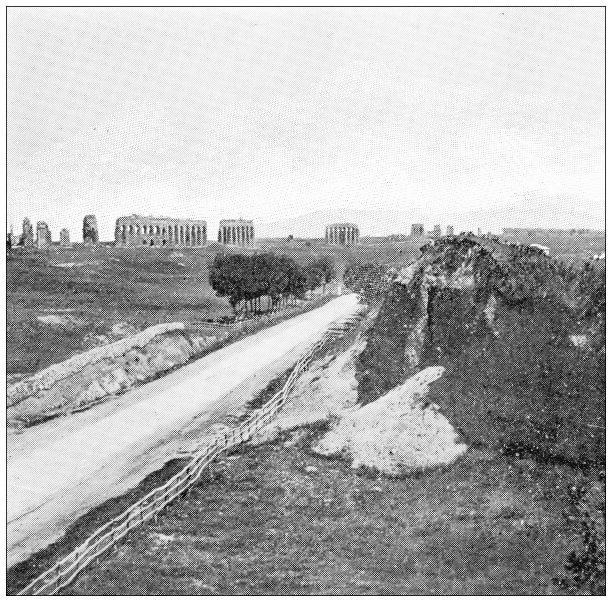 罗马古玩旅行照片:亚壁古道、渡槽图片下载